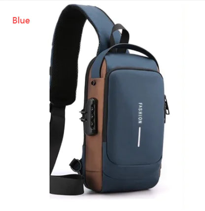 Anti Theft Backpack With USB Password